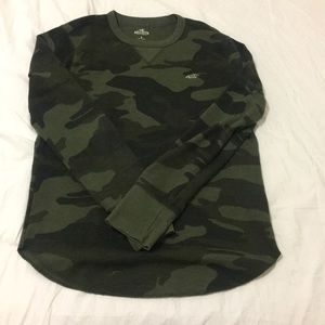 Camo long sleeve tee